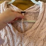 Free People Easy Cable V Neck Pullover Photo 3