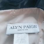 Alyn Paige  Vintage Blue Dress Velour Floral Pattern Size 7/8 Photo 7