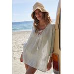 Billabong  Women's Blue Skies Striped Cover Up Dress New! Photo 1