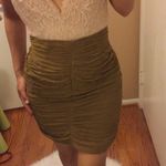 Rouched H line skirt. Xs Brown Photo 5