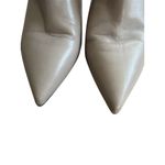 Stuart Weitzman  Juniper 70 Pale Gray Leather Tab Ankle Boots Size 7.5 Photo 11