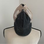 CC Canvas‎ Cotton Distressed Brim Strap Hat Mesh Ponytail Holder Baseball Cap OS Gray Photo 1