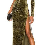 Camila Coelho CAMILA COEHLO‎ Gabriel Maxi Dress in Olive Green size XS NWT Photo 0