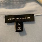 Universal Standard  Flowy 3/4 Sleeve Button Up Top Size Large Photo 2