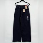 Levi's 🆕 NWT Levi’s Cinch Baggy High Rise Straight Leg Jeans Wide-Leg Black Sz 25 X 31 Photo 12