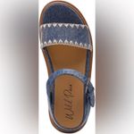 Wild Pair  Women's Milliee Platform Sandals Blue Denim Size 8.5 Photo 1