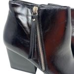 NWOT ~ Short Black Booties Zipper Boots Chunky Heel by ZBY ~ Women's Size 8 Photo 6