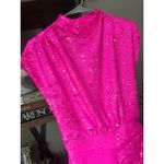 Saylor Ulani Sequin Mini Dress Barbie Pink Womens Size XS Photo 5