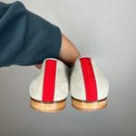 Del Toro Women's Size 7 Gray Suede Flamingo Embroidered Loafers Flats Shoes Photo 5