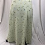 Green floral print slip dress woman’s size medium Photo 2