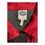 Diane Gilman DG2  Women's Denim Jacket Faux Studded Pockets Biker Patriotic 1X Photo 5