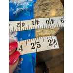 UGG  Blue Floral Seahorse Pajama Set Women's Size Small Photo 6