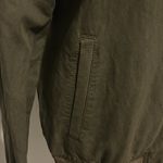 Hinge  women’s small‎ olive green bomber jacket Photo 2