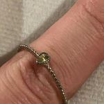 Ring Ring band silver plated unique rare size 7.75 0.76 tarnished from age Photo 0