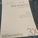 Soft Surroundings The Ultimate Braided Knot Ankle Jeans Plus Pull On Size 3X 24W Photo 9