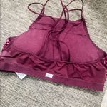 Gilly Hicks Gilly high neck velvet bralette wine purple strap Photo 1