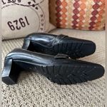 Vintage Casual Corner Women’s Classic Black Heel Pumps with Silver Buckle 8M Size 8 Photo 4