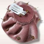 Free People  Blush Pink Velvet Rose Brooch 5 Pairs of Stud Earrings Cross Heart Photo 13