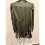 Steve Madden Revolve Nyla Mini Dress in Olive Green Sz 8 Photo 5