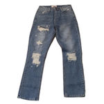 Europa The Label American Girl Distressed Fringed Jeans Size Small (2/4) Blue Photo 6