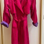 British Mist vintage trench coat size 7/8 Pink Photo 0