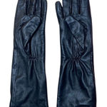 G Star Raw Black Long Sheep Leather Gloves Womens Black Photo 0