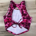 Urban Outfitters Trouble Pink Open Back Top Women’s Large Photo 4