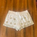 J.Crew  Ivory and Gold Shorts XL Photo 7