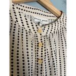 Apiece Apart Core Bravo Top Wabi Dot Print Cream Black 100% Cotton Size 10 Boho Photo 6