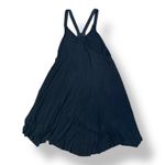 Urban Outfitters  Ecoté Black Raw Hem Trapeze Halter Mini Dress Size XS Boho‎ Photo 3