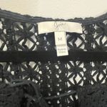 Joie Crochet Knitted Long Sleeves Tunic Top for Women Navy Blue Size Medium Photo 2