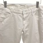 MOTHER The Looker Broken Mirror White Skinny Jeans Women's Size 30 Photo 3