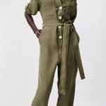 ZARA  green belted jumpsuit nwt Photo 0