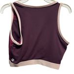 Fabletics  SIZE S MAGENTA AND PLUM CROP TOP SPORTS BRA Photo 4