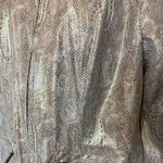 kim rogers  Metallic Animal Print Full Zipper Blazer Photo 4