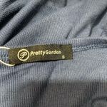 Pretty Garden Women’s Henley Top Long Sleeve Blue Ribbed Size Small NWT Photo 4