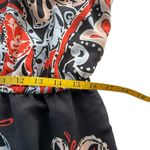 Loft Ann Taylor  Black Sunset Paisley Halter Dress Large Petite Boho Beach Y2K Photo 10