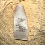 Aritzia Wilfred Free Short Sleeve Smocked Yellow Crop Top SMALL Photo 3