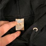 Good Vibes Thick Heavy Hoodie Black w Aqua & White Rainbow Sweater Women's 2XL Size XXL Photo 2