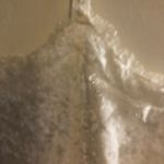 No Boundaries  Womens Crushed Velour  Cami Top Size Medium 7-9 Juniors Ivory NWD Photo 2