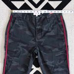 Sundry  x Anthropologie Side Trim Camo Le Soleil Pants in Charcoal Size 27 Photo 6