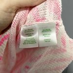 Lilly Pulitzer Edie Tropical Pin Zebron Pink V-neck Lightweight Preppy Sweater S Photo 1