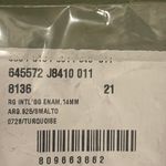 Gucci Interlocking G Turquoise Enamel Ring 14mm AG925 Photo 5