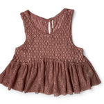 Free People Park Slope Babydoll Lace Tank Top Sleeveless Peplum Layering Fairy Photo 0