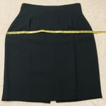 Kenar VTG Skirt Womens 14 Black A-Line Back Slit Lined Knee Length Office Glam Photo 5