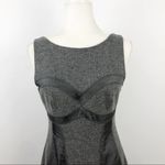 Susana Monaco Grey Wool/Silk Sleeveless Dress 6 Photo 2