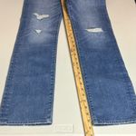 7 For All Mankind  Easy Slim Women's Painted Flower Medium Wash Jeans Size 24 NWT Photo 10