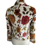 Lucky Brand Vintage Floral Textured Jacket Blazer Size Small Photo 5