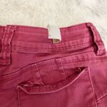 Ymi Wanna Betta Butt Maroon Burgundy Twill Butt Lift Short Shorts Size 7 Photo 9