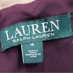 Ralph Lauren Plum Wine Puff Sleeve Lace Top Pencil Dress Hidden Zipper Sz 4 NWT Photo 3